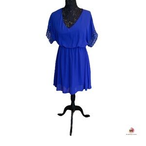 Altar’d State Blue Fit Flare Dress